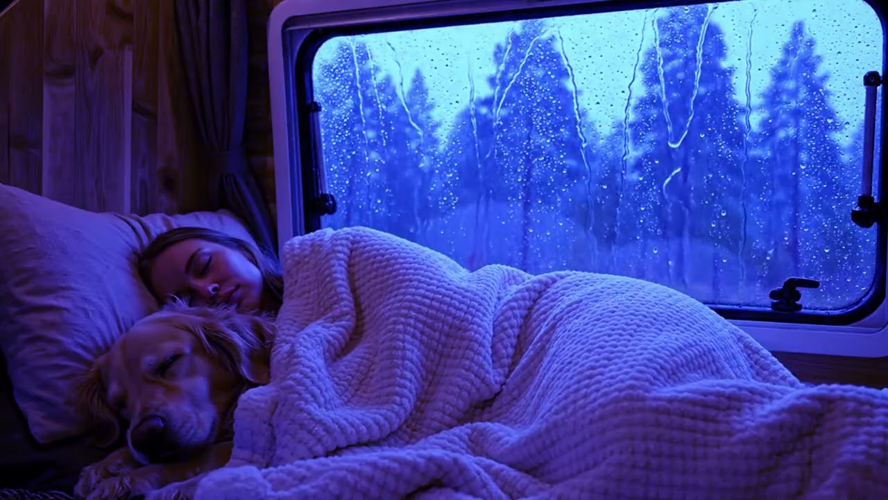 Heavy Rain and Thunder Sounds for Natural Sleep and Mental Relaxation