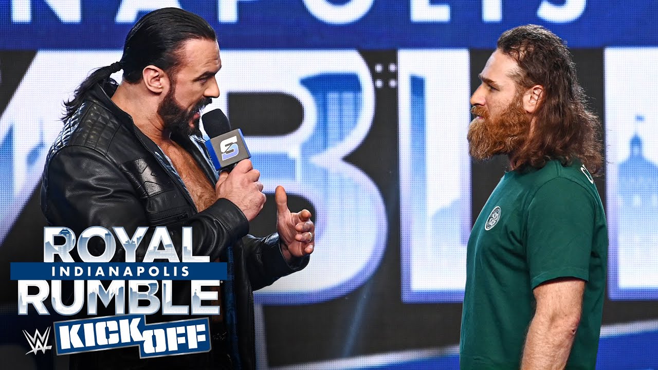 Drew McIntyre lays into Sami Zayn over his friendship with Roman Reigns: Royal Rumble 2025 Kickoff