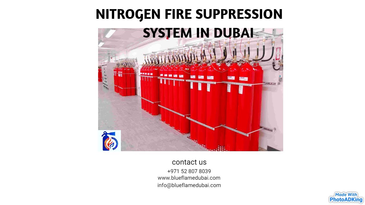 Nitrogen fire suppression system in Dubai