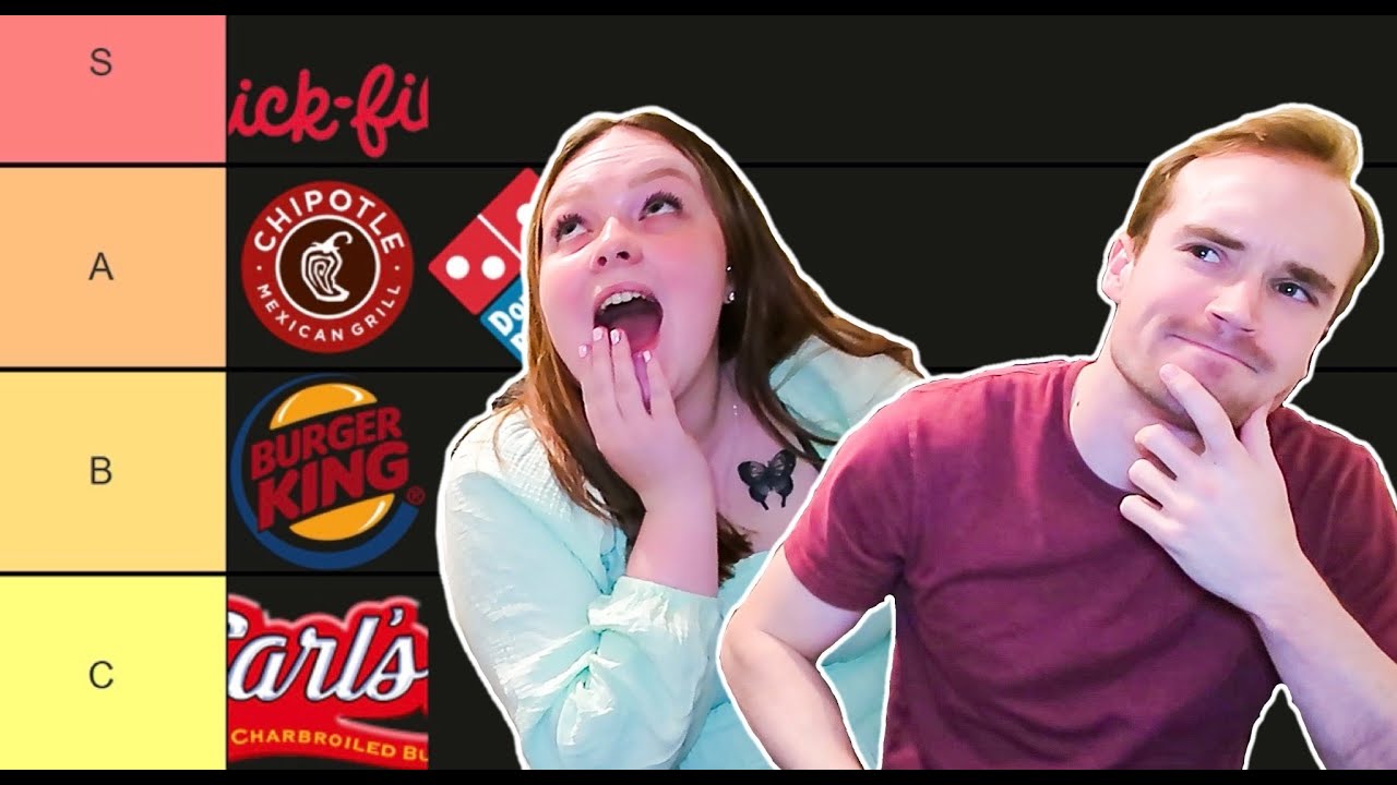RANKING THE ULTIMATE FAST FOOD! (TIER LIST)