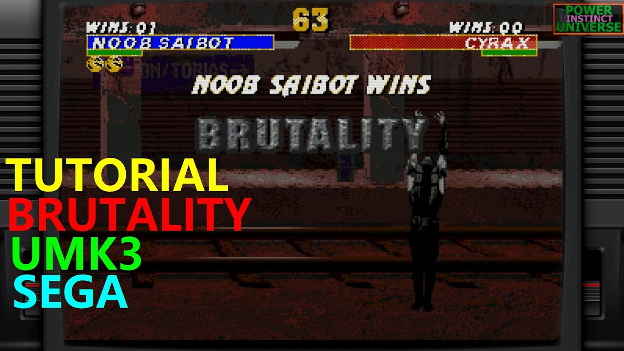 TUTORIAL - ULTIMATE MK3 - SEGA MEGADRIVE