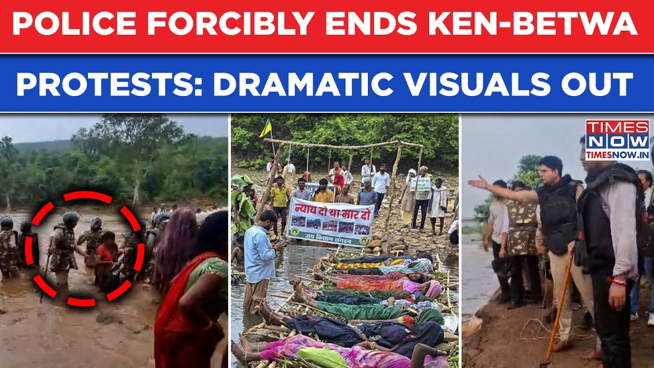 Ken-Betwa Protests End As Police Does This: Shocking MP Visuals Out| Angry Activists Allege...