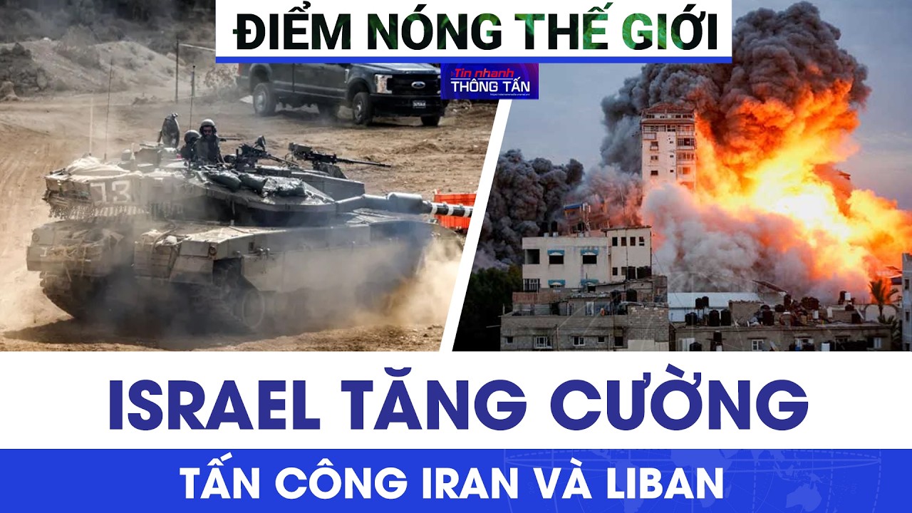 Israel tăng cường tấn công Iran và Liban; Hàn Quốc và Mỹ tập trận chung