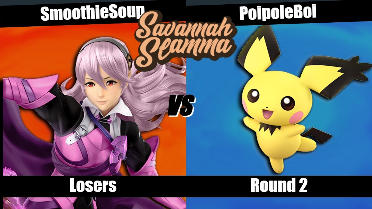 Savannah Slamma 129 LOSERS ROUND 2 - SmoothieSoup (Corrin) vs. PoipoleBoi (Pichu)