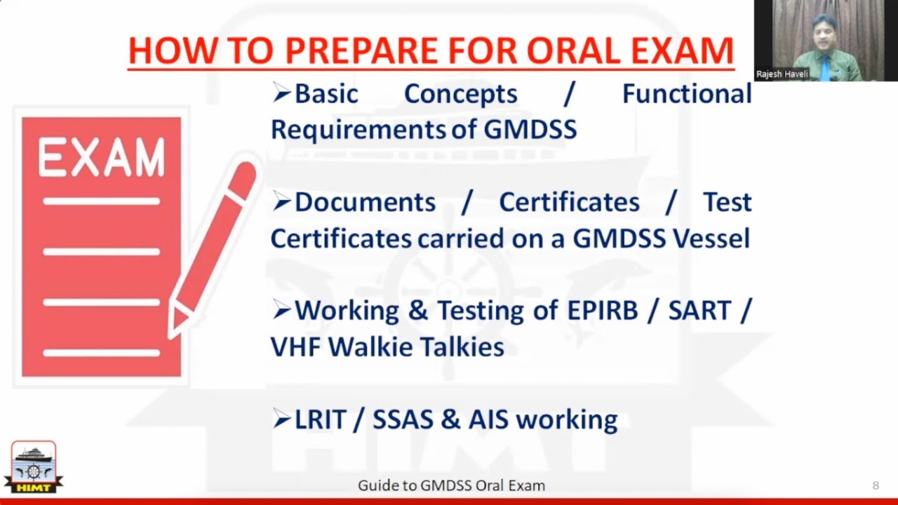 Guide to GMDSS Oral Examination | H.V. Rajesh