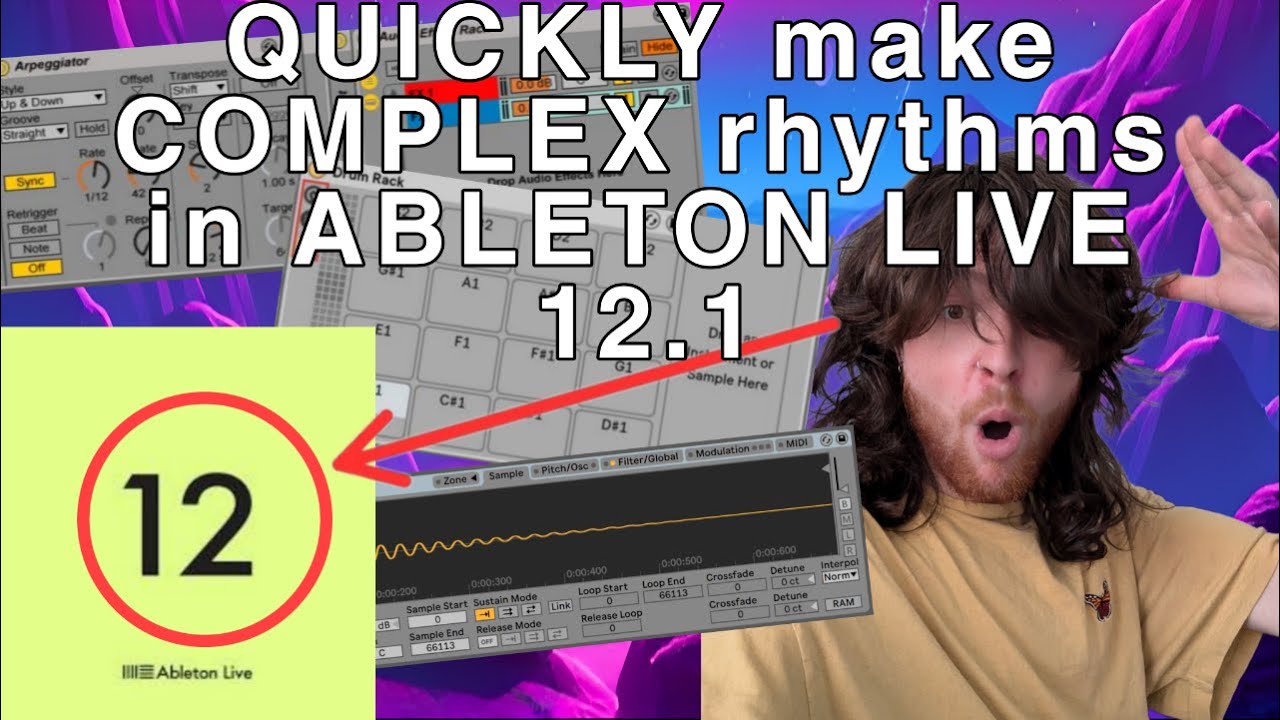 QUICKLY make DECONSTRUCTED percussion like IGLOOGHOST, s280f, SOPHIE, 100 GECS in ABLETON LIVE 12
