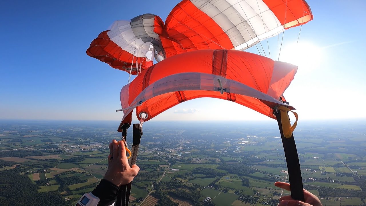 First cutaway on skydive # 336, line over malfunction.
