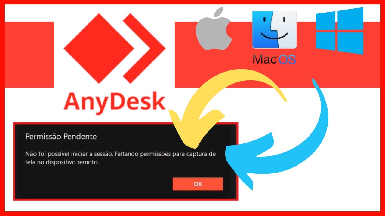 Como Resolver Permissão Pendente Acesso Remoto Anydesk macOS
