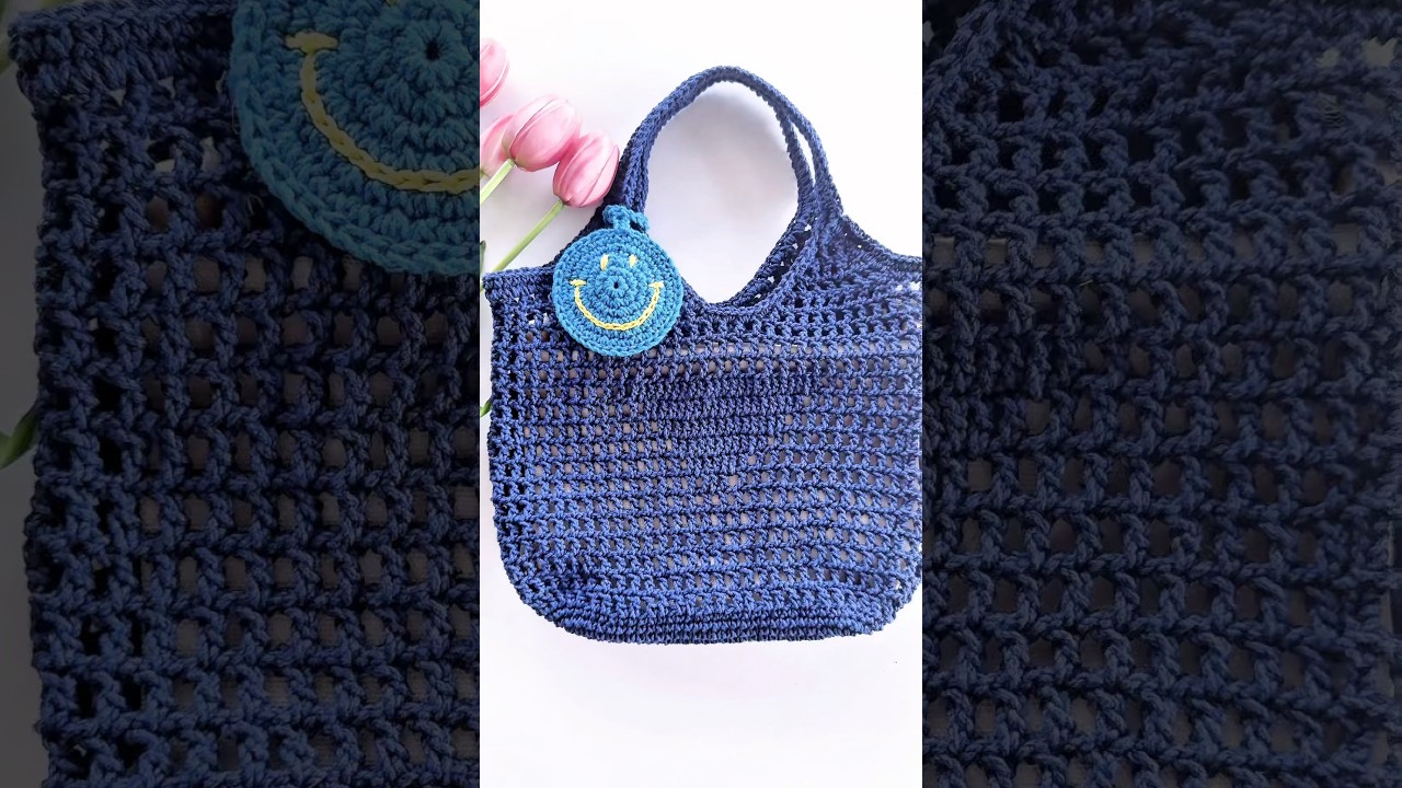 Một chiếc t&uacute;i m&oacute;c đơn giản, chắc chắn #crochet #danmoclen