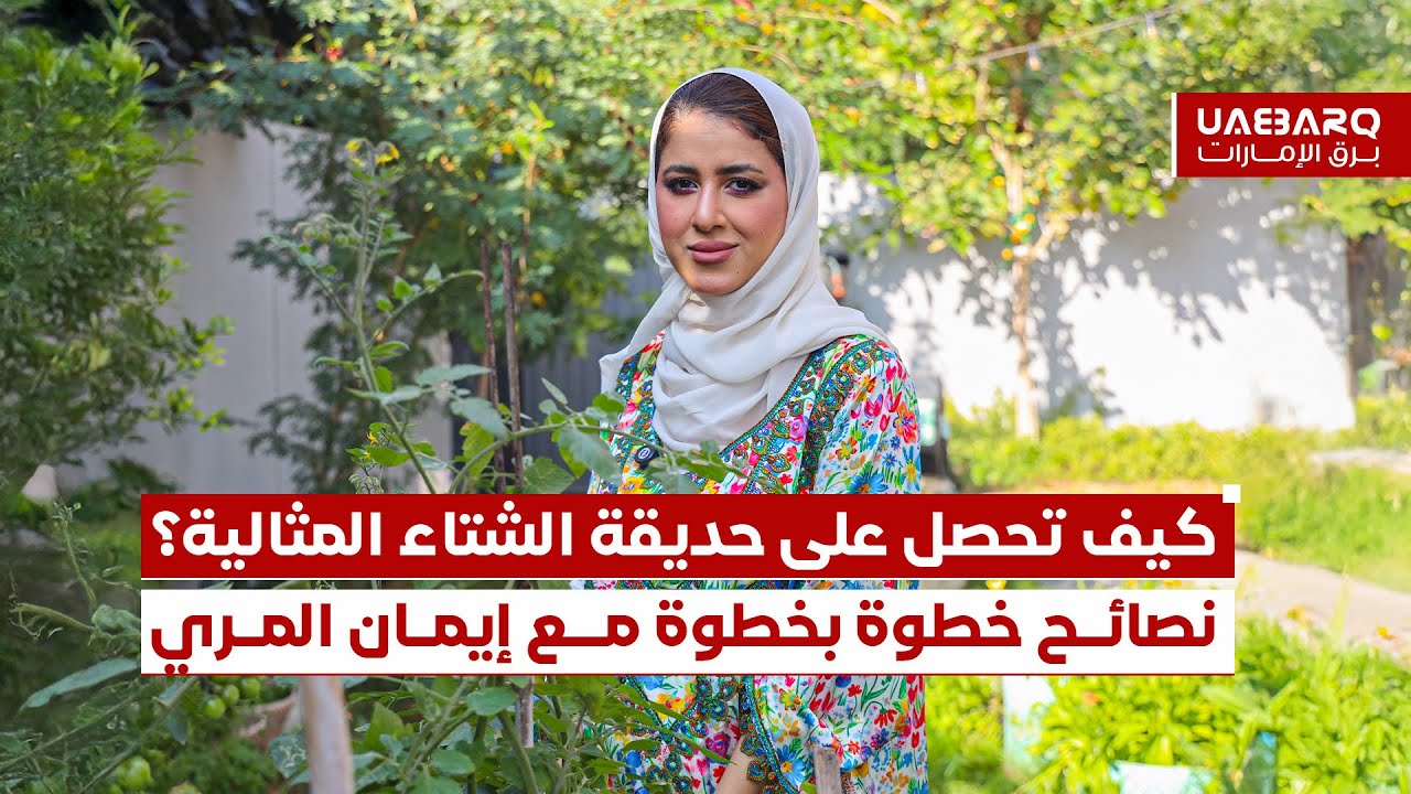 كيف تحصل على حديقة الشتاء المثالية؟ نصائح خطوة بخطوة مع إيمان المري