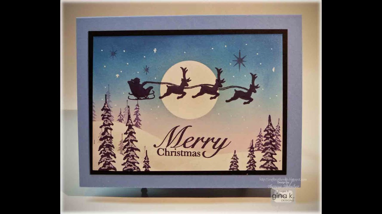 Winter Skies Card Tutorial