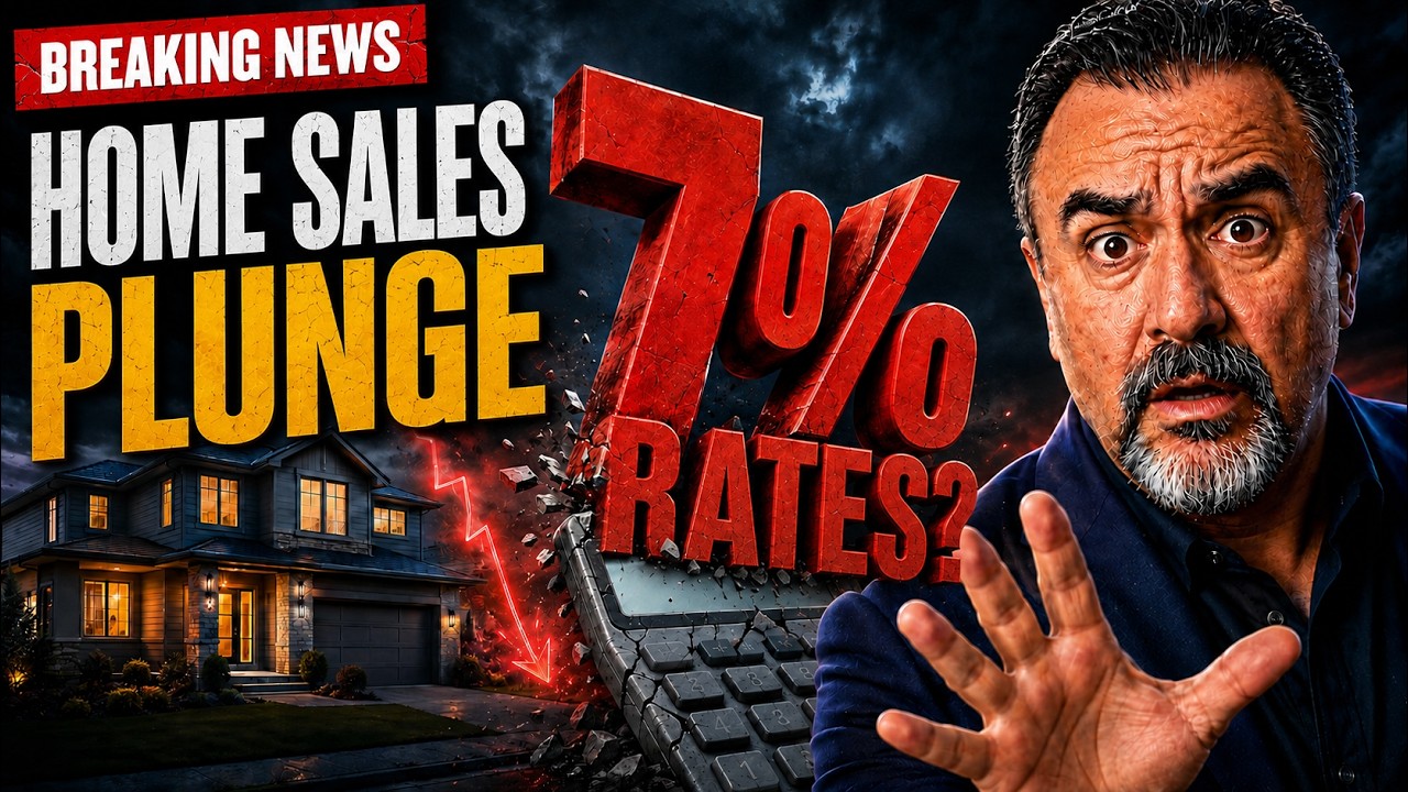 BREAKING: Home Sales Are Plunging, Will Mortgage Rates Hit 7% Again?