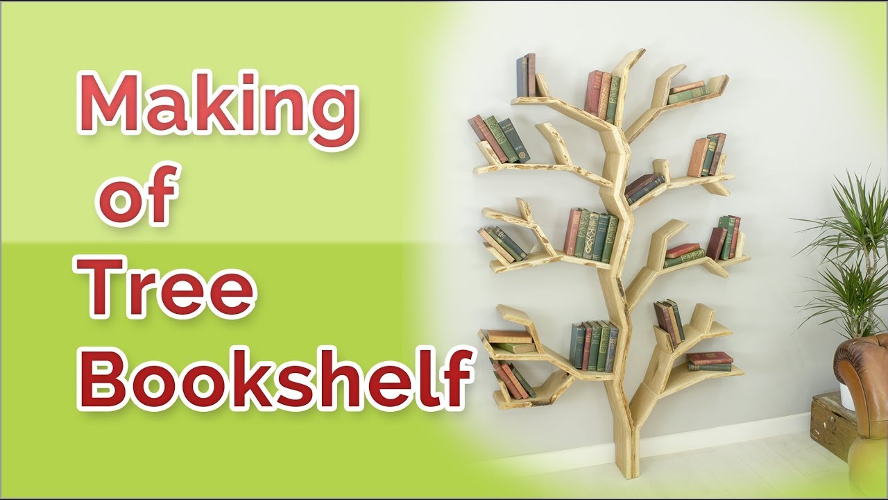 building a tree bookshelf in easy way