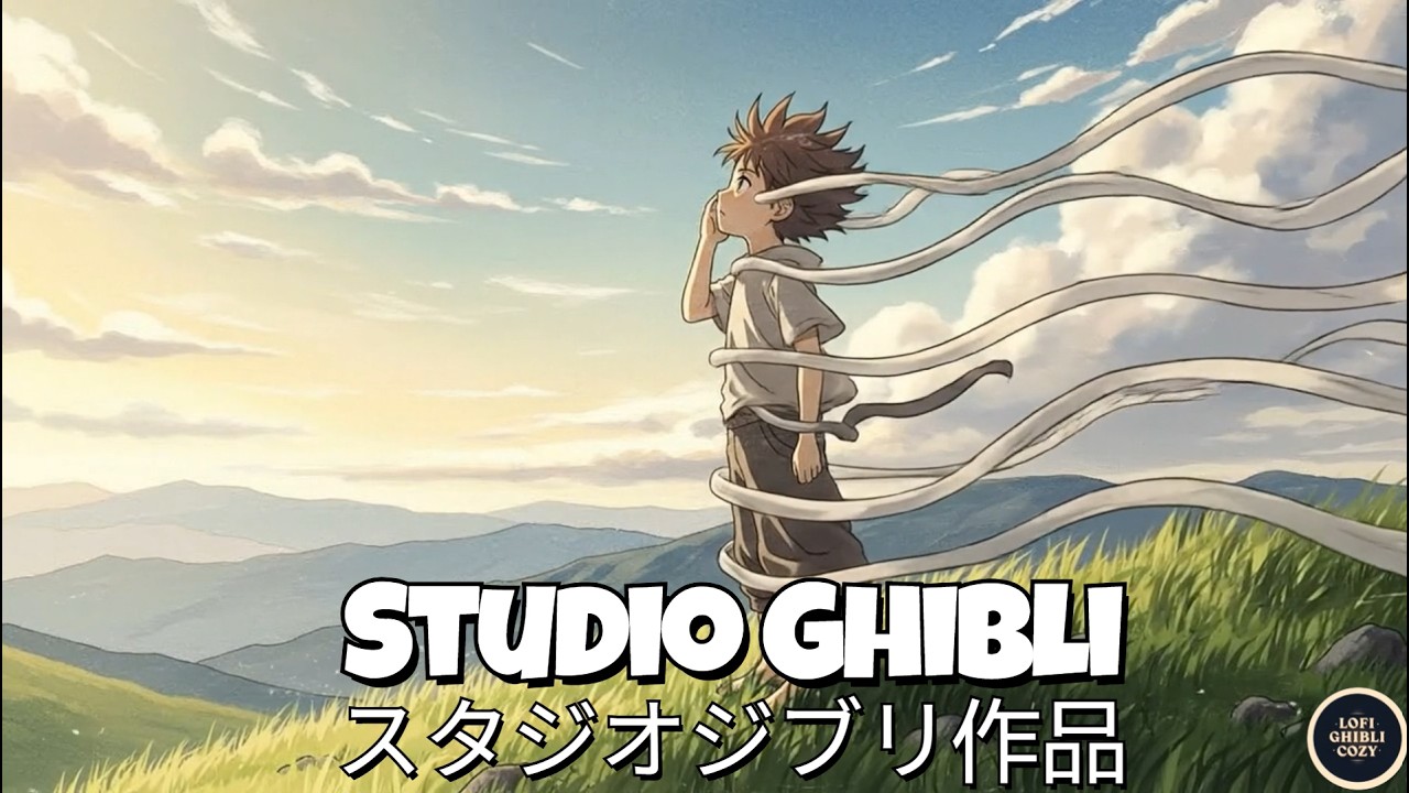 [1 HOUR] Studio Ghibli Inspired Ambience (Relax, Study, Sleep) 🌱