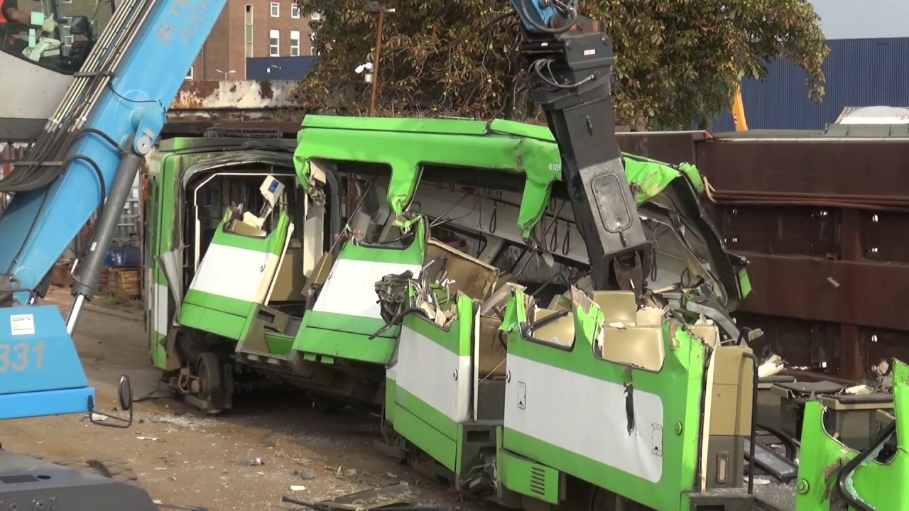 Stadtbahn-Verschrottung [ÜSTRA Hannover]