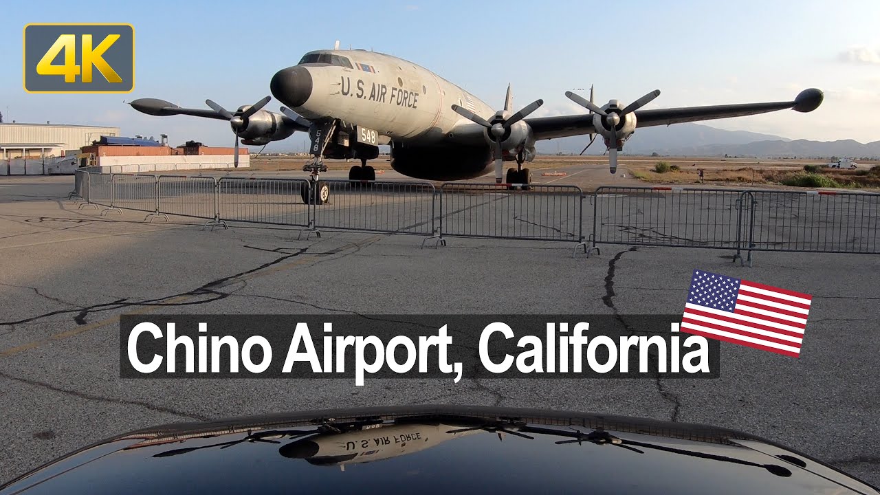 Driving tour at Chino Airport in California 🇺🇸