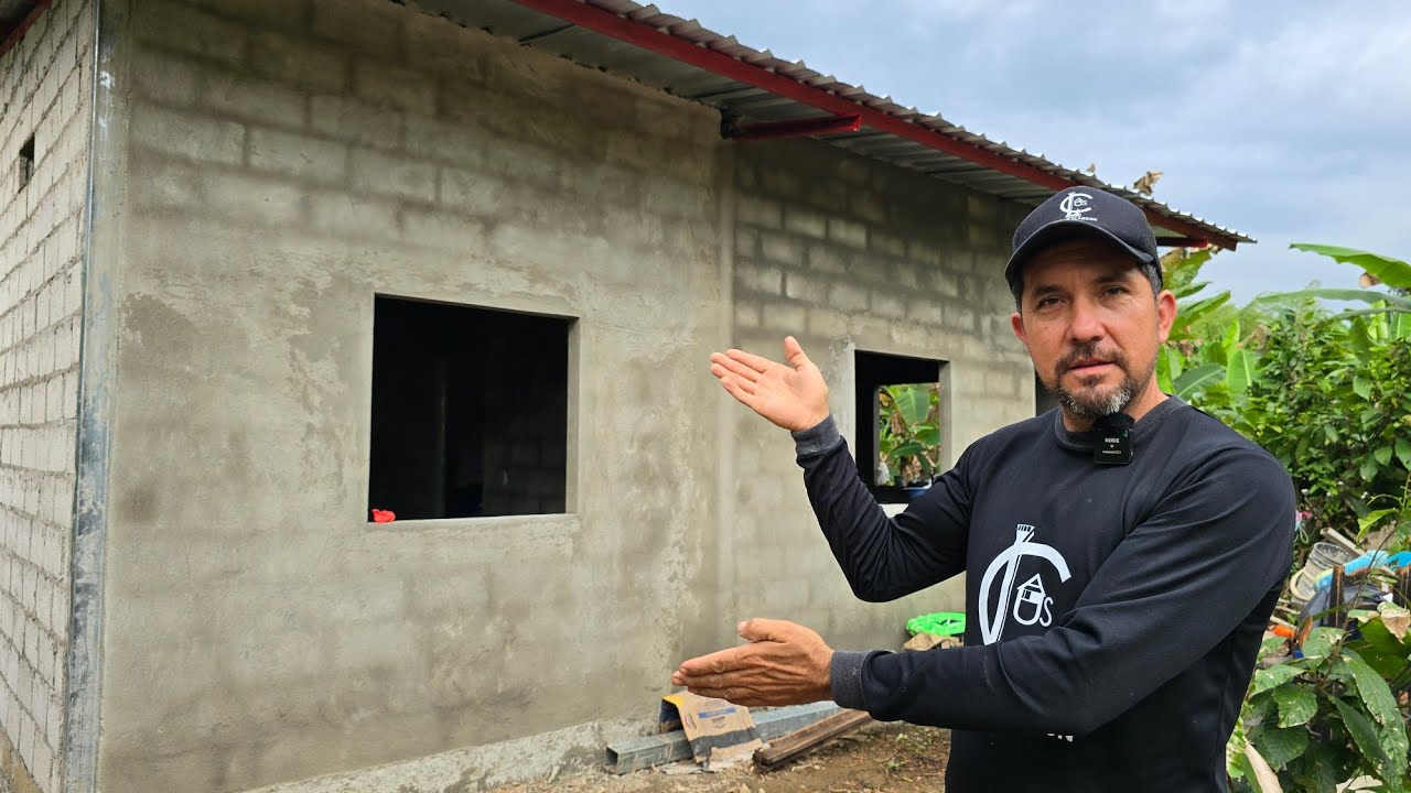 Con 5.850 dolares, construimos la CASA DE PERFILES METALICOS  7 x 8 m2. 🏡