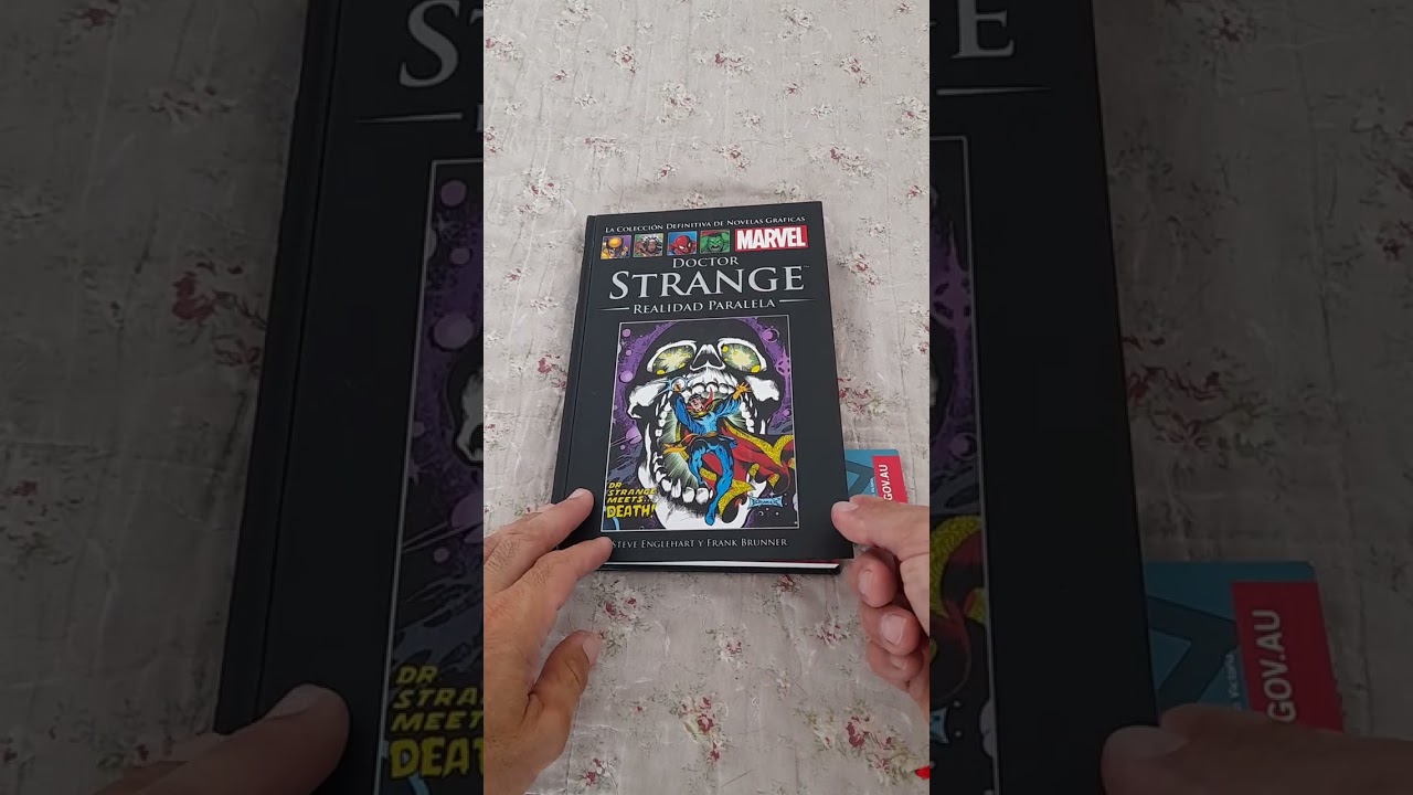 Dr Strange y Dormmamu en guía de estilo Marvel 1989