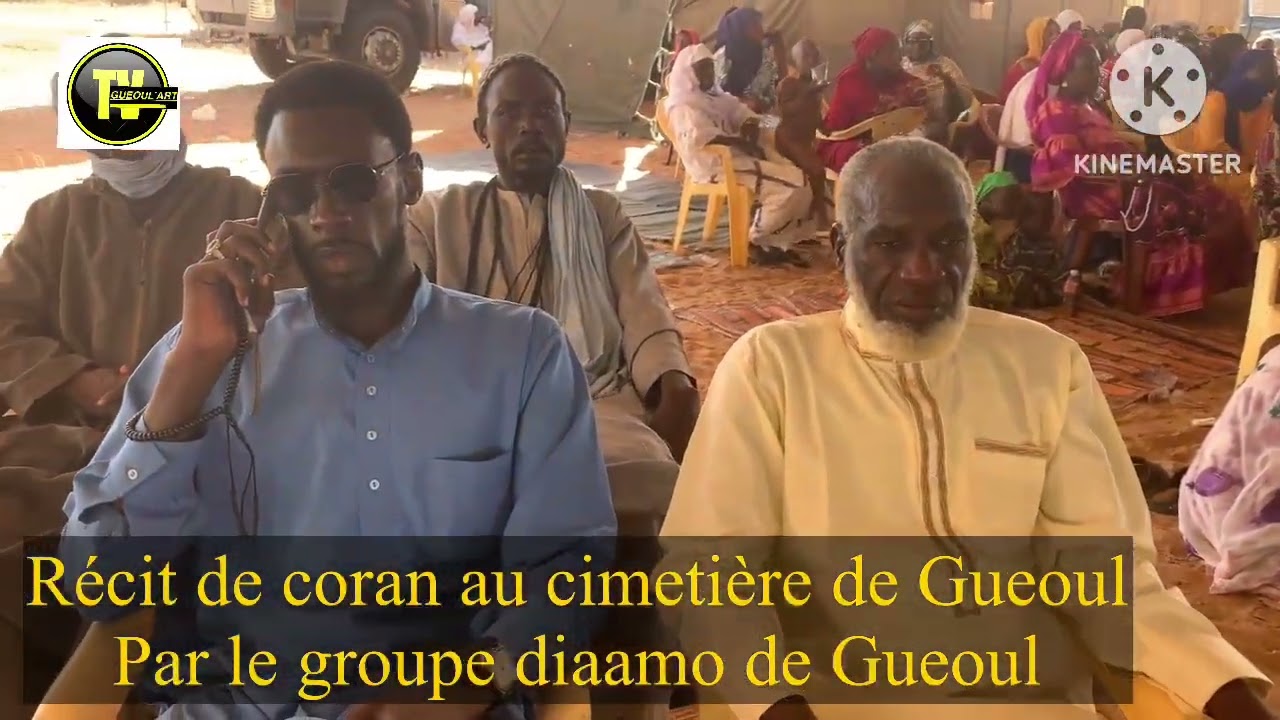 Récit de coran au cimetière de Gueoul par groupe diaamo de gueoul