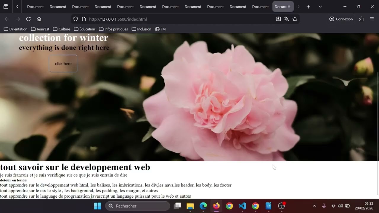 Comment ajouter un addEventListener JavaScript , écouter un événement  aux pages web ,pour débutant 