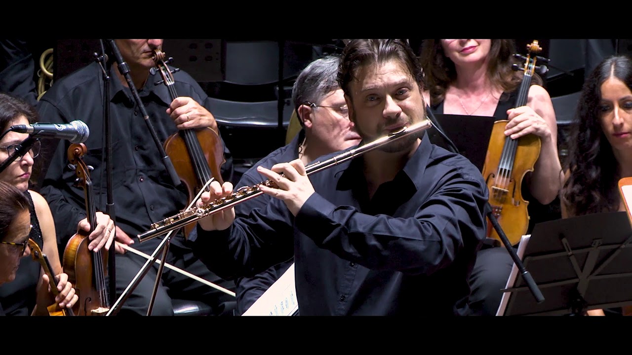 ANDREA OLIVA plays Devienne CONCERTO n. 7 for Flute and Orchestra