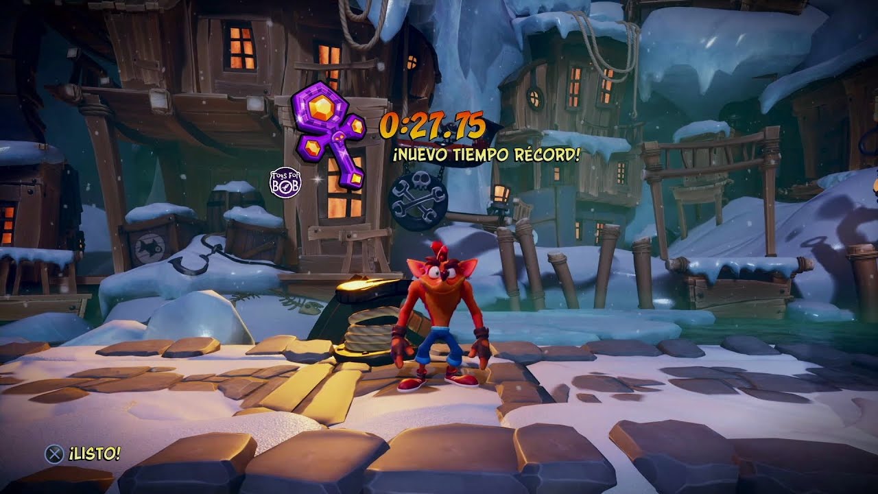 Crash 4 - No Triple Spin Dev Time Trial - Ship Happens - 0:27.75