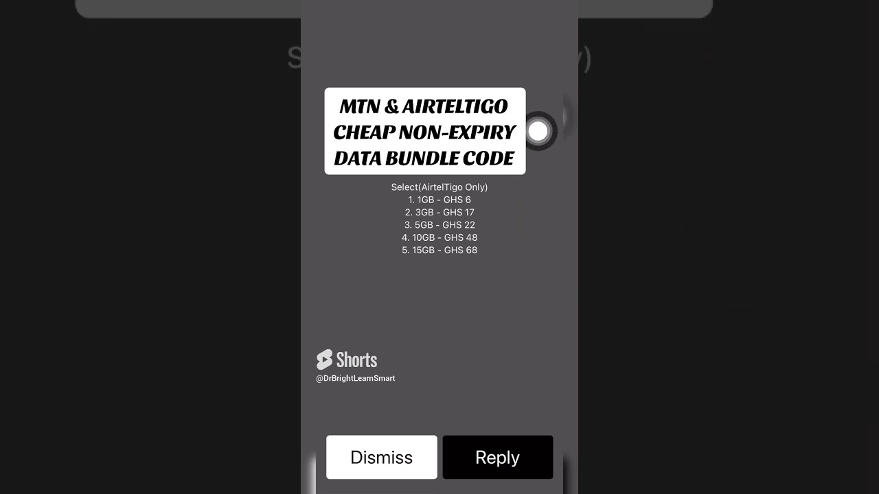 MTN & AIRTELTIGO 15GB NON-EXPIRY DATA BUNDLE CHEAT CODE #mtn #freeinternet #freedata