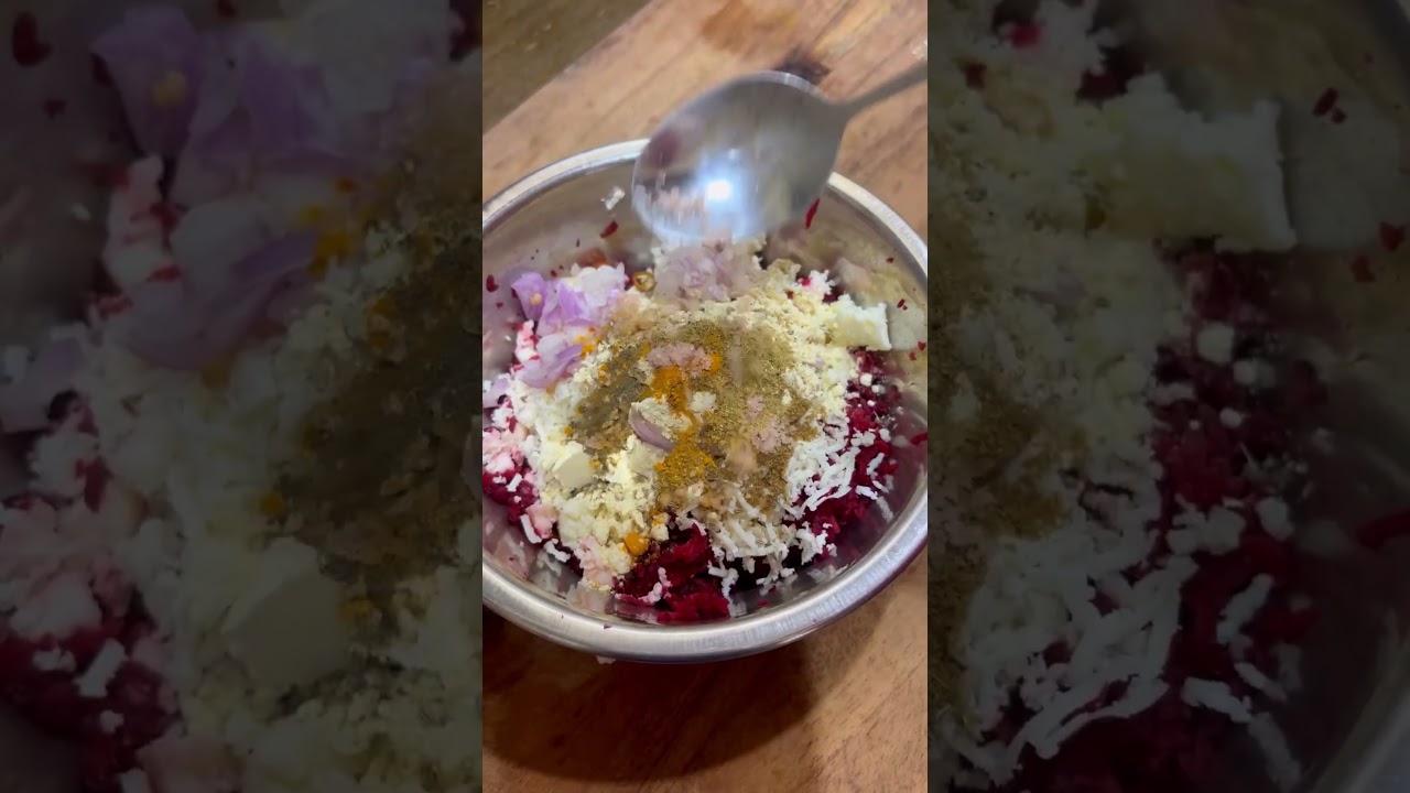 Weight Loss Diet Recipe ❤️|Yummy & Tasty Beetroot Tikki |#shorts #weightlossdiet #healthybreakfast