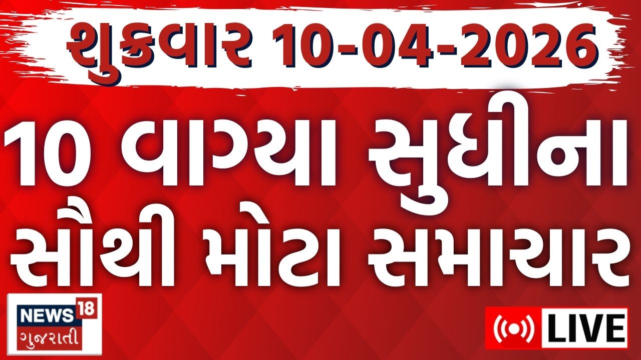Gujarat Fatafat News LIVE | ગુજરાતના આજના તમામ મહત્વના સમાચાર | Weather |Superfast |News18 Gujarati