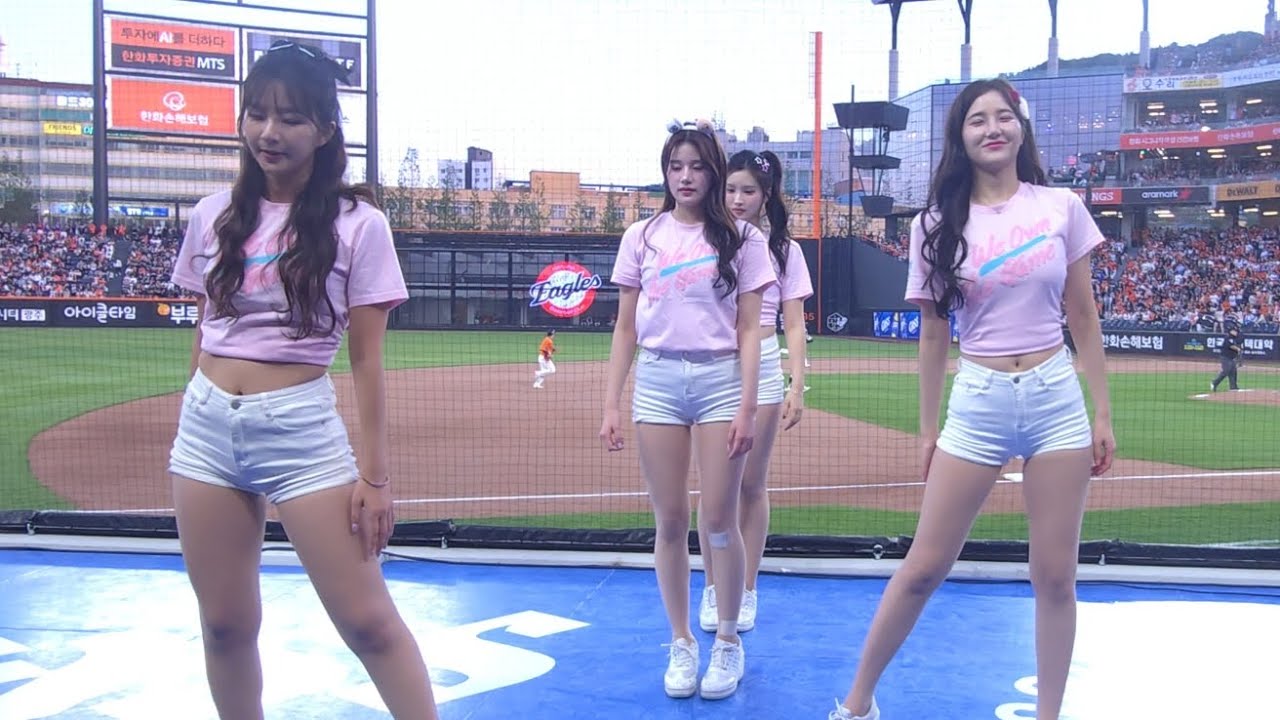 kt wiz 치어리더 공연 honey 250426 4k