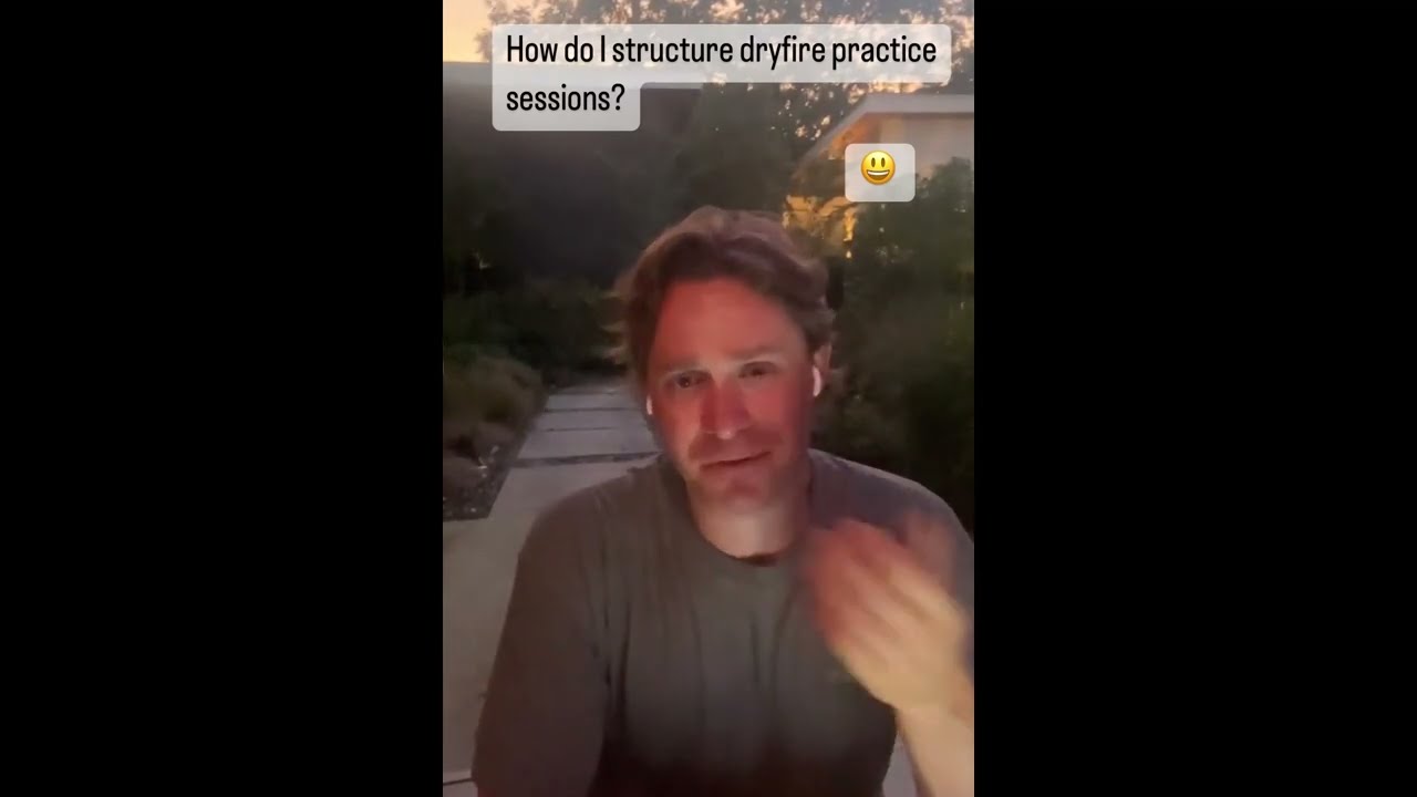 Ben Stoeger on How to Structure Dry Fire Sessions