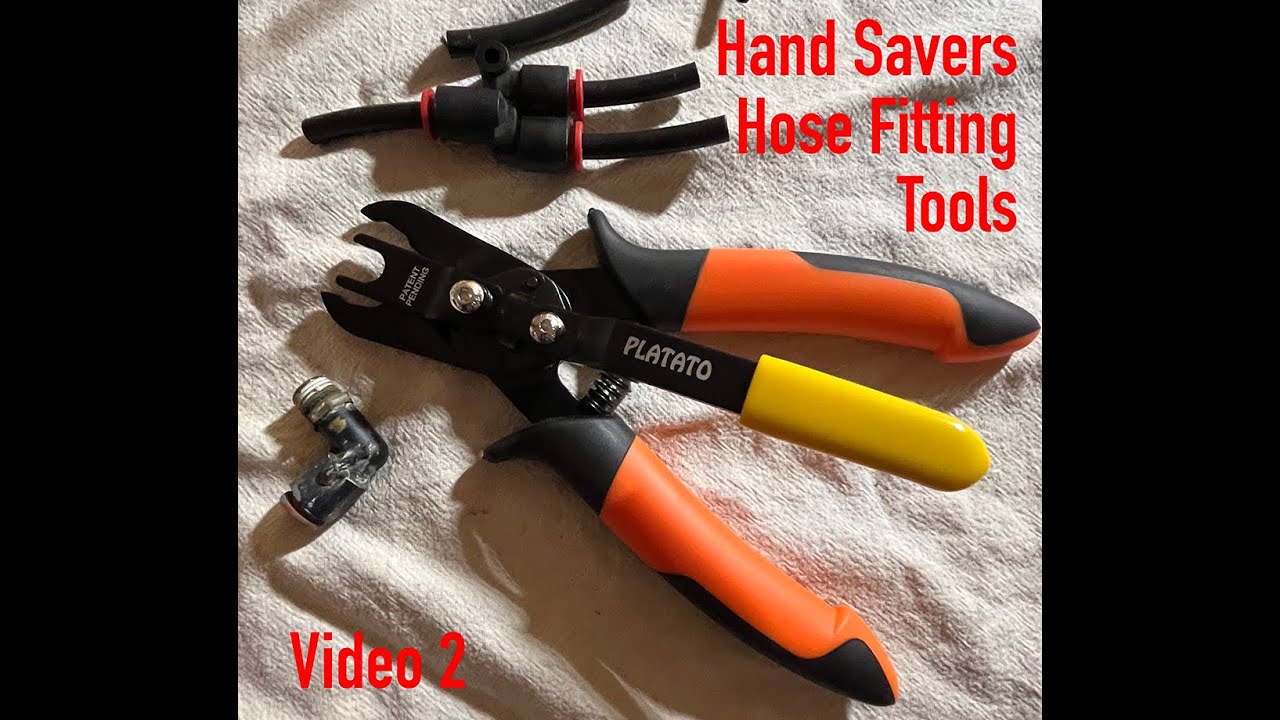 14 Hose Test: PLATATO Push to Connect Fittings Disconnect Tool - Screen Printing Vid 2