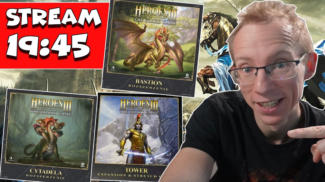 HEROES 3 | Bastion vs Cytadela vs Forteca | Stream 19:45 | 3 Trolle!