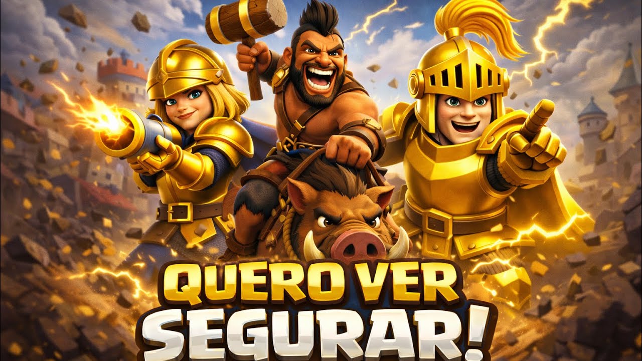 Aprenda a jogar com esse deck.  E você vai subir radpido no clash royale !!💥