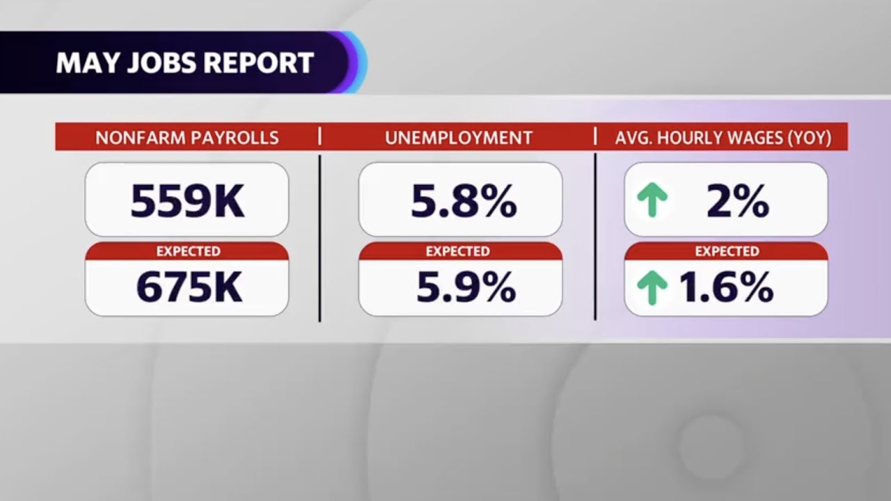 U.S. adds 559k jobs in May, unemployment rate ticks down
