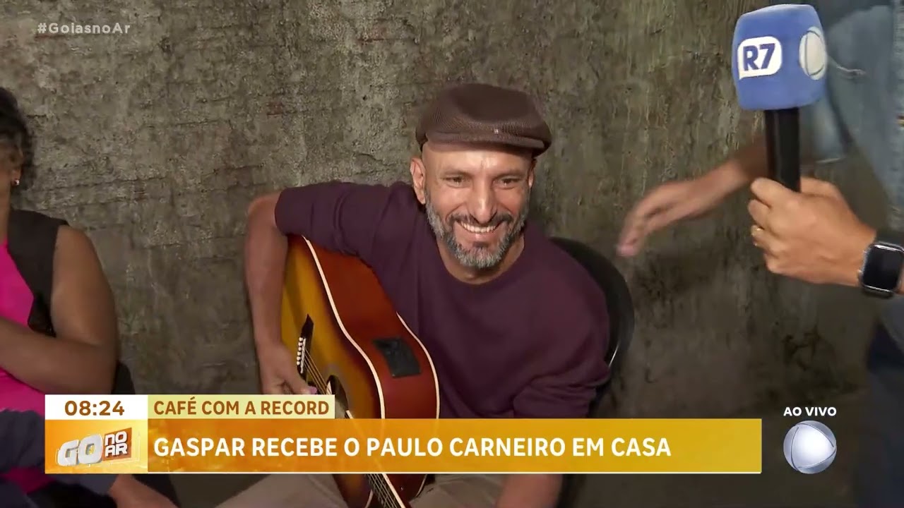 Café com a Record: Gaspar recebe o Paulo Carneiro em casa