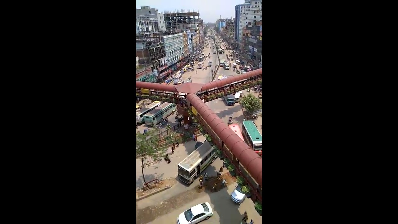 Time Lapse of a City Mirpur-1, Dhaka, Bangladesh.