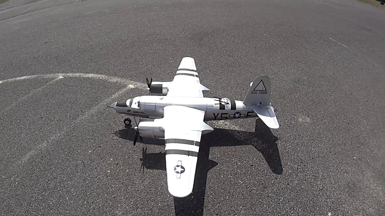 B 26 rc maiden flight with crash 7 15 2018
