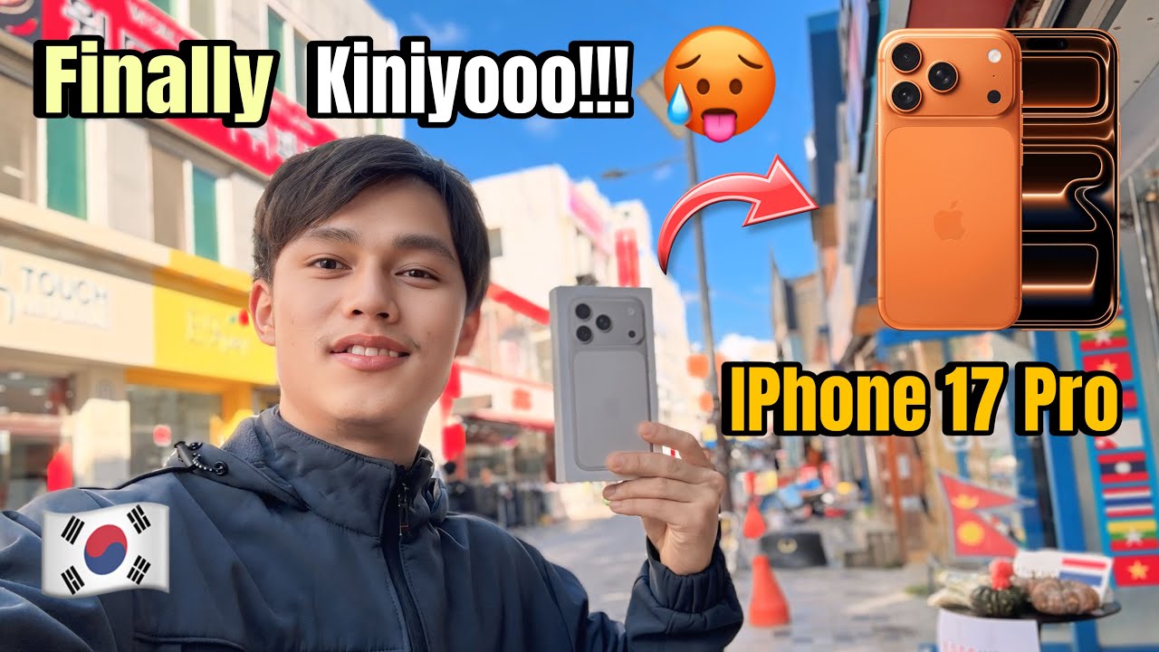 Korea Ma Iphone 17 Pro Lai Kati Paryo Hola Ta!!??|| Buying New Iphone 17 Pro