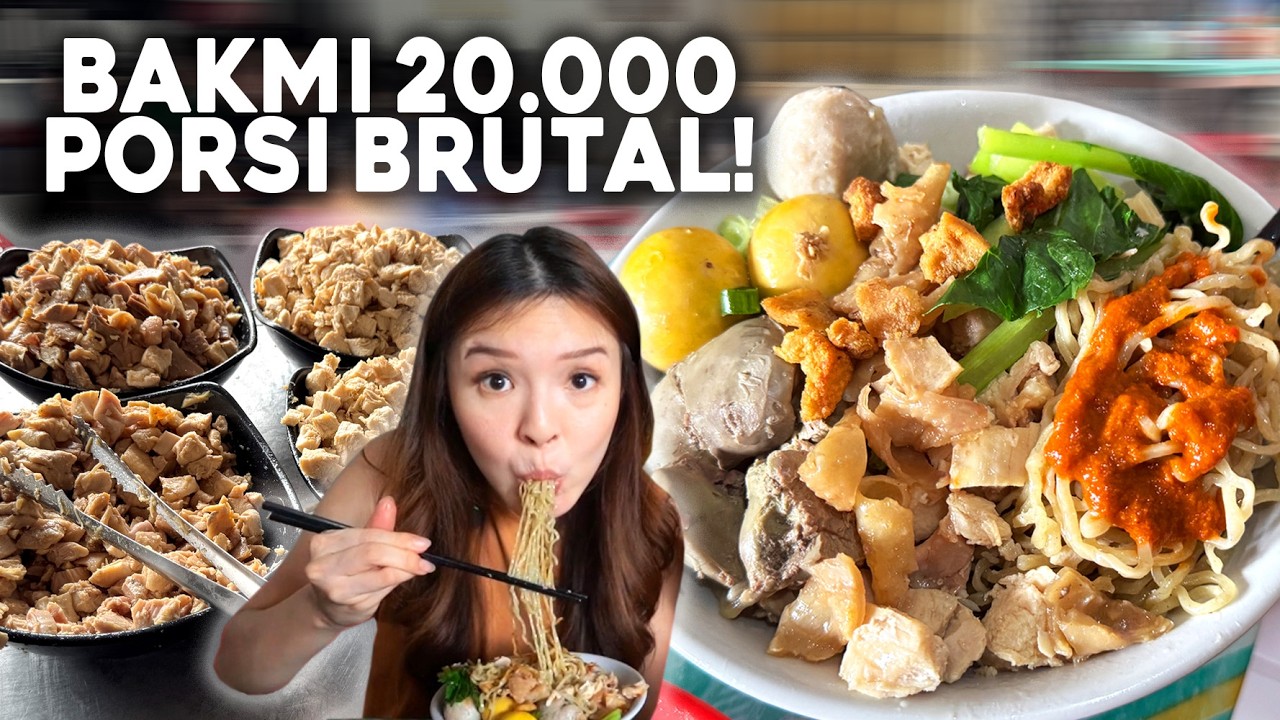 BAKMI AYAM KAMPUNG 20.000 TAPI PORSINYA BRUTAL BANGET!