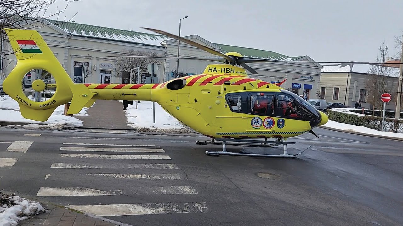 LESZÁLLÁS KÖZBEN MEGSÉRÜLT A MENTŐHELIKOPTER