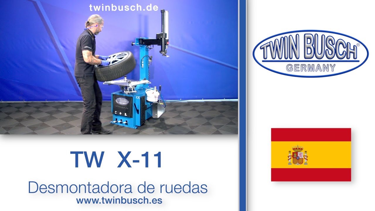 TW X-11: desmontadora de ruedas semiautomática de TWIN BUSCH®