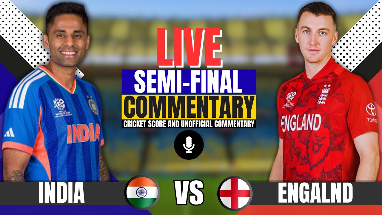 Live: India vs England 2nd Semi-Final | T20 World Cup | Match Analysis | Eng vs Ind Today's Match