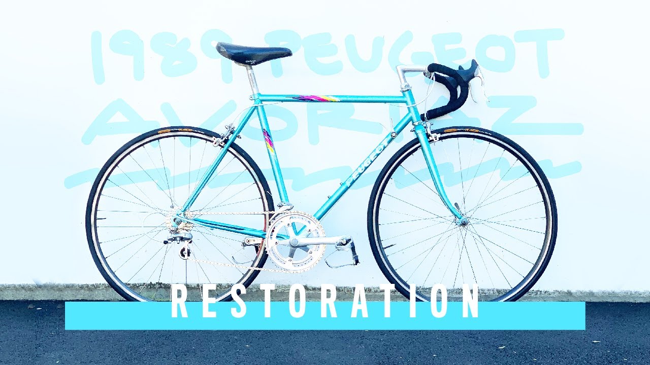Vintage Road Bike Restoration - Peugeot Avoriaz 1989 custom