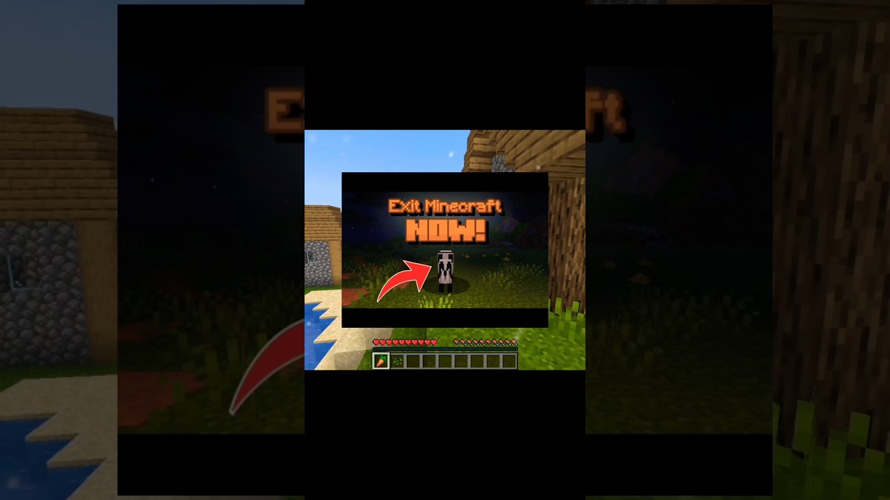 Minecraft skinny panda 🐼 A horror story | Minecraft shorts