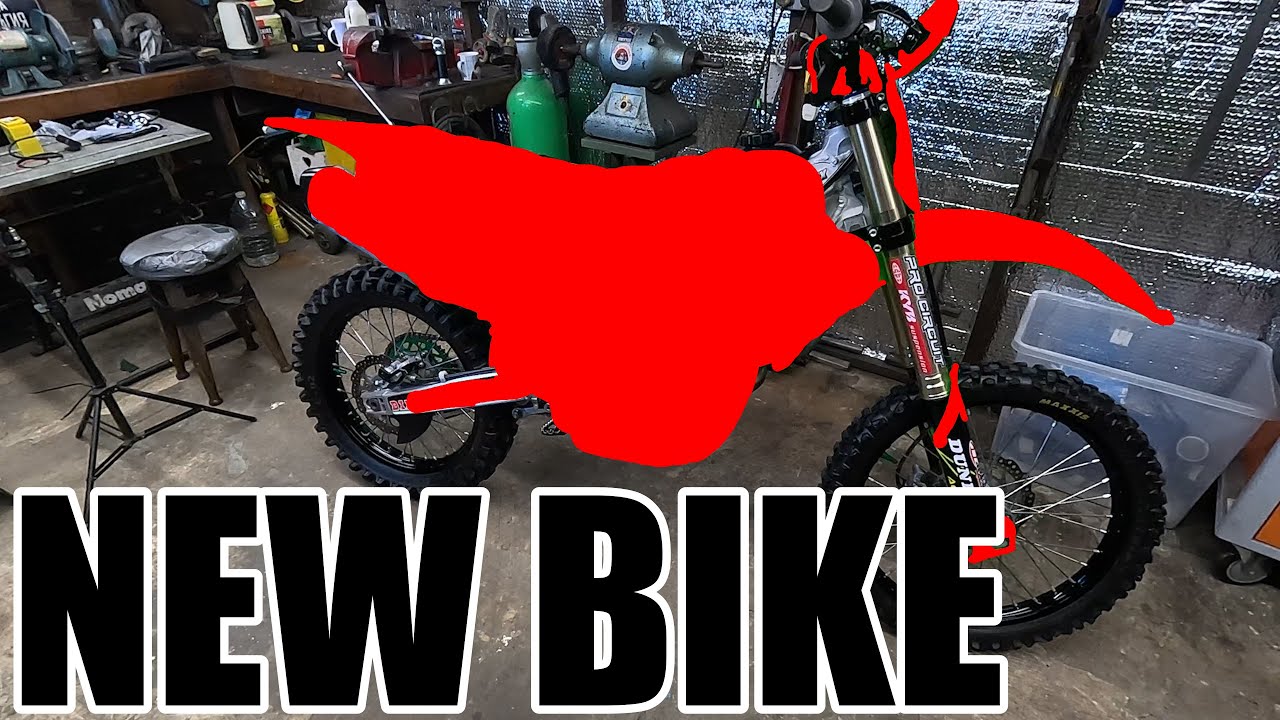The New Bike and fabricating Bracket For Battery