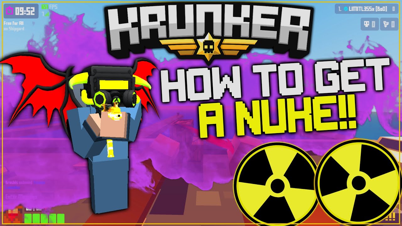 KRUNKER.IO | HOW TO GET A NUKE! *INSANE NUKE GAMEPLAY*