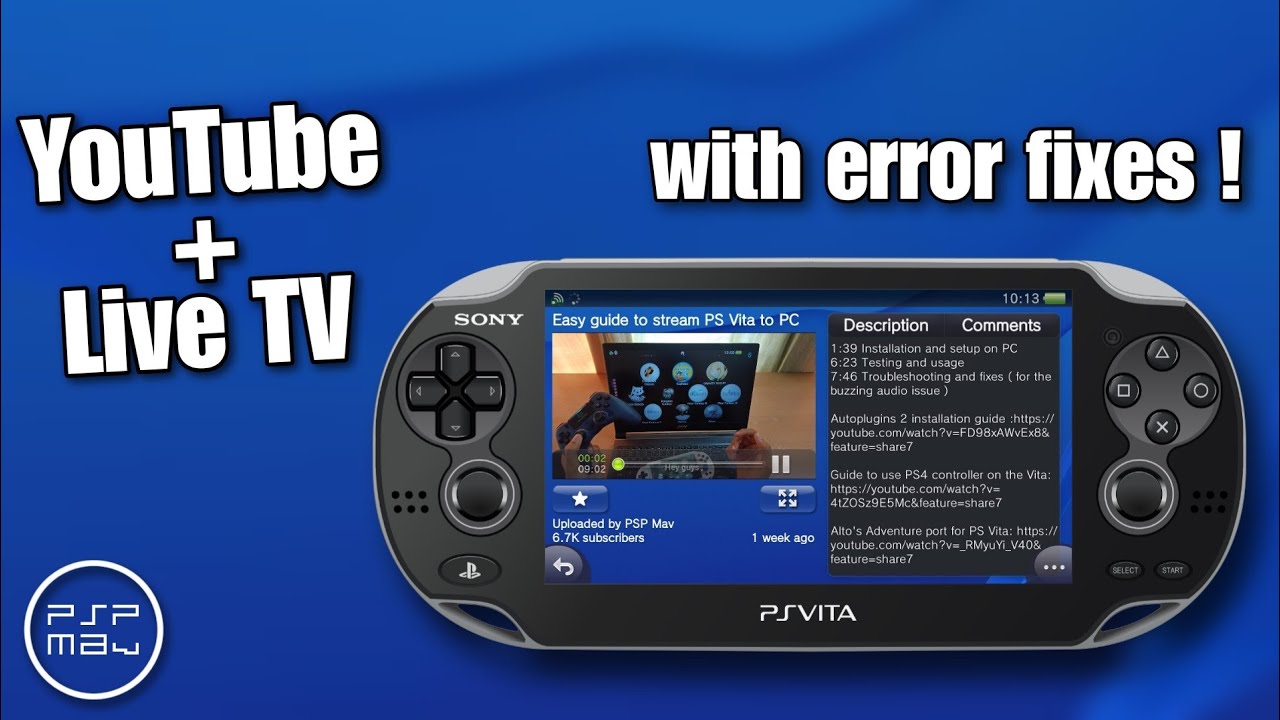 Netstream app for PS Vita ! installation and use guide with error fixes