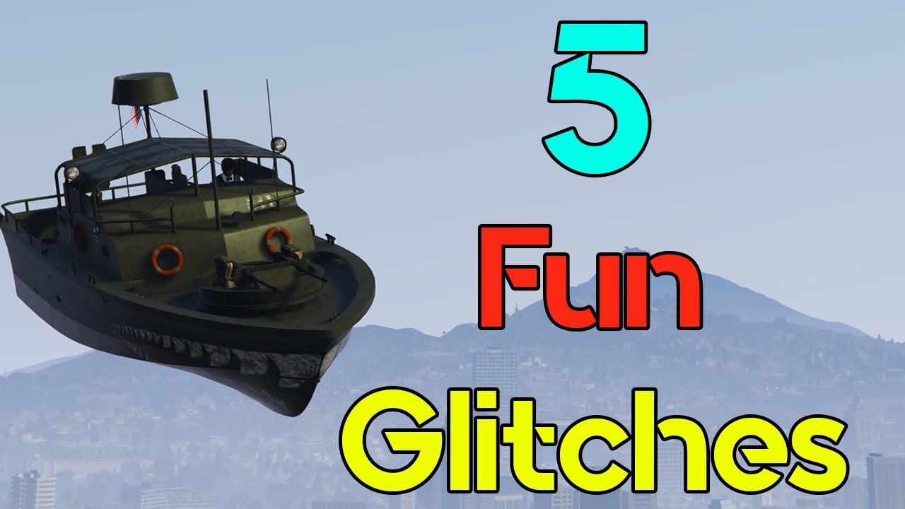 5 Fun Glitches in GTA Online - 1.52 #13