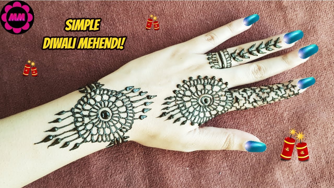 Diwali Special Henna! Pretty Festive Mehendi Design - Party Mehndi for all occasions